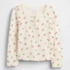 Baby & Peuter-Henley-top met pointelle-patroon