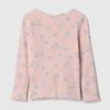 Baby & Peuter-Henley-top met pointelle-patroon