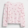 Baby & Peuter-Henley-top met pointelle-patroon