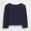 Baby & Peuter-Henley-top met pointelle-patroon