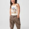 Baby & Peuter Jeans met beertjeszakken en elastische tailleband