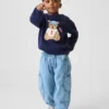 Baby & Peuter-jeans met zakken en treksluiting in Brannan Bear-stijl