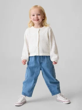 Baby & Peuter-jeans met zakken en treksluiting in Brannan Bear-stijl