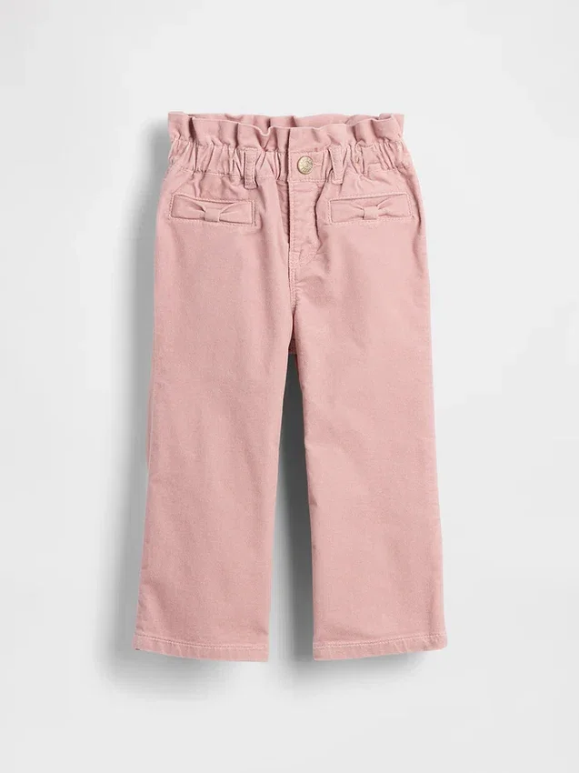 Baby & Peuter Jeans van fluweel met strik