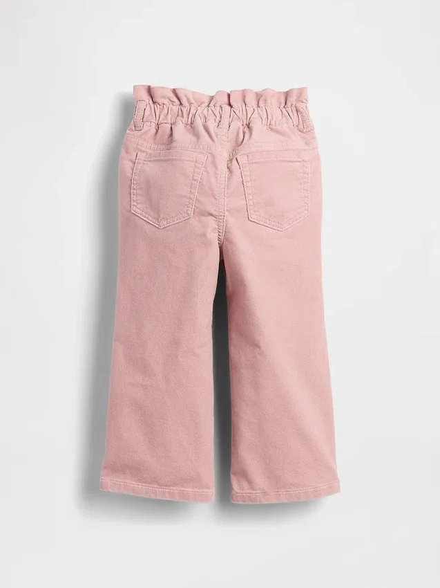 Baby & Peuter Jeans van fluweel met strik