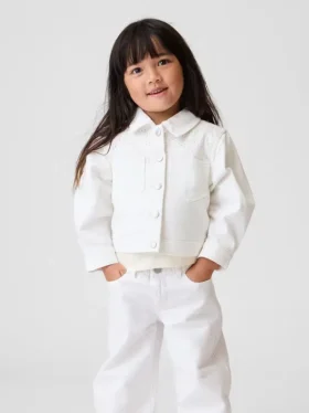 Baby & Peuter jeansjasje met oogjes