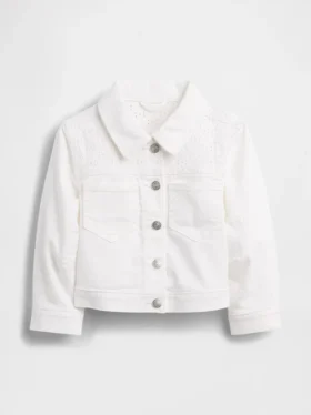 Baby & Peuter jeansjasje met oogjes