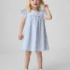 Baby & Peuter-jurk met gaatjes en gingham-print