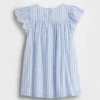 Baby & Peuter-jurk met gaatjes en gingham-print