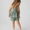 Baby & Peuter korte broek met oogjes aan de zoom