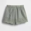 Baby & Peuter korte broek met oogjes aan de zoom
