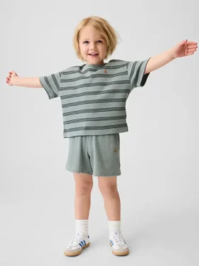 Baby & Peuter korte broek met wafelpatroon