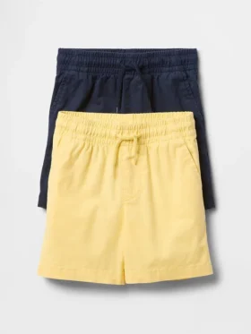 Baby & Peuter korte broeken met elastische taille (set van 2)