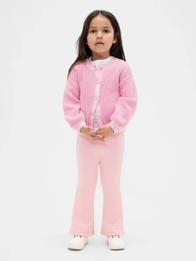 Baby & Peuter-legging met comfortabele voering en uitlopende pijpen