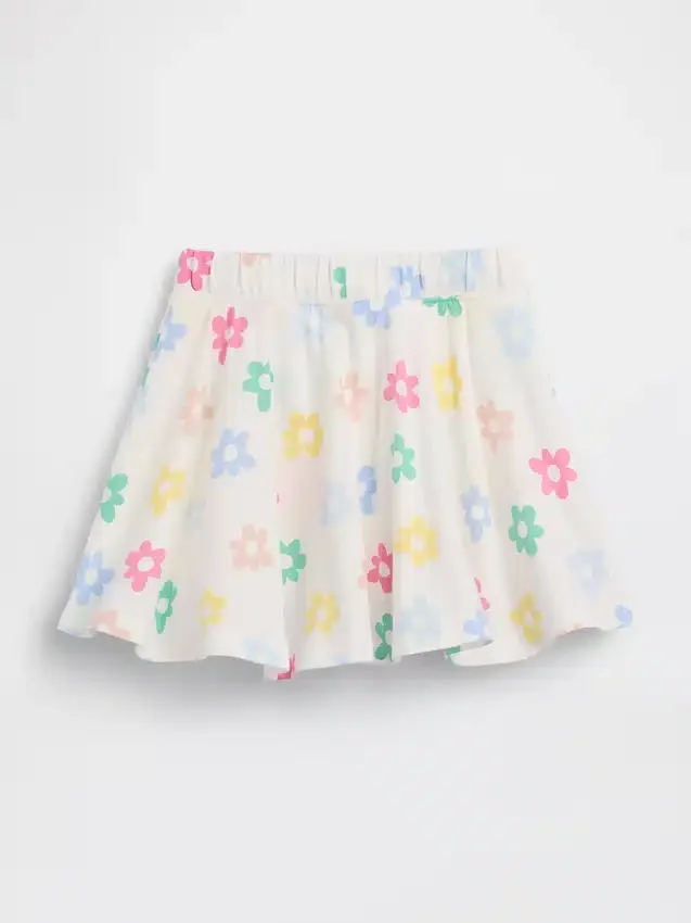 Baby & Peuter-mix-and-match-skort met print, met elastische tailleband
