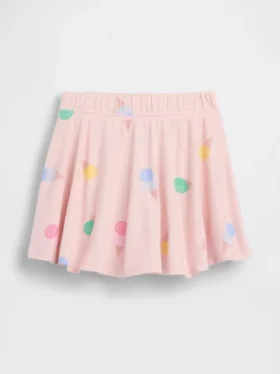 Baby & Peuter-mix-and-match-skort met print, met elastische tailleband