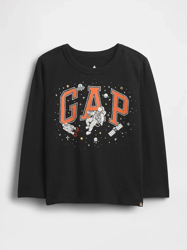 Baby & Peuter-mix-and-match T-shirt met grafisch logo