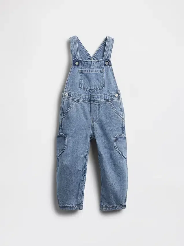 Baby & Peuter-overall met hartvormige zak en hoefijzervormige pasvorm