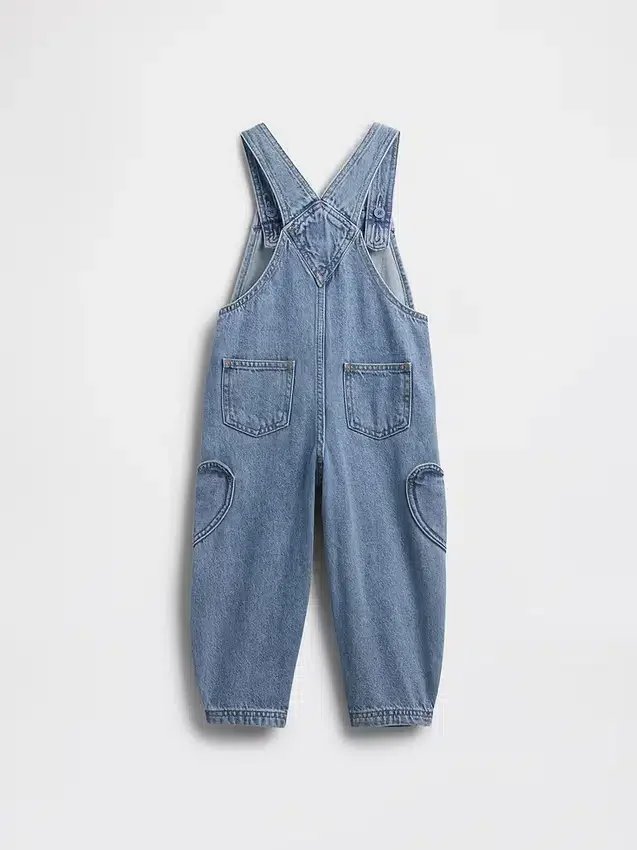 Baby & Peuter-overall met hartvormige zak en hoefijzervormige pasvorm