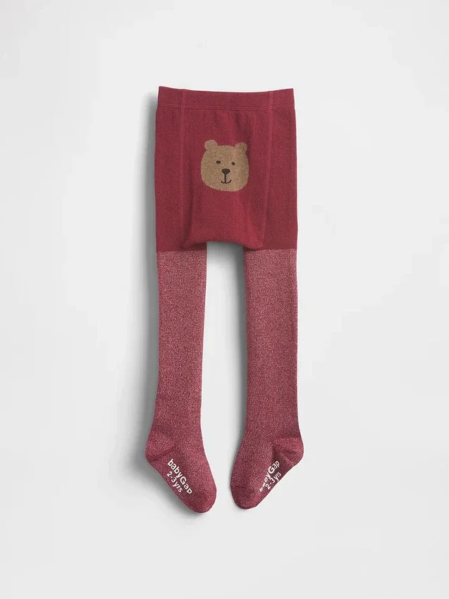 Baby & Peuter panty met glitterbeer