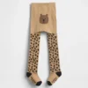 Baby & Peuter panty met luipaardprint en beer