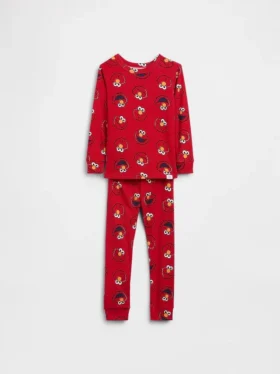 Baby & Peuter pyjamaset van Sesamstraat van biologisch geborsteld katoen met Elmo