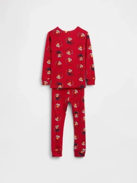 Baby & Peuter pyjamaset van Sesamstraat van biologisch geborsteld katoen met Elmo
