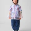 Baby & Peuter regenjas met vlinderprint