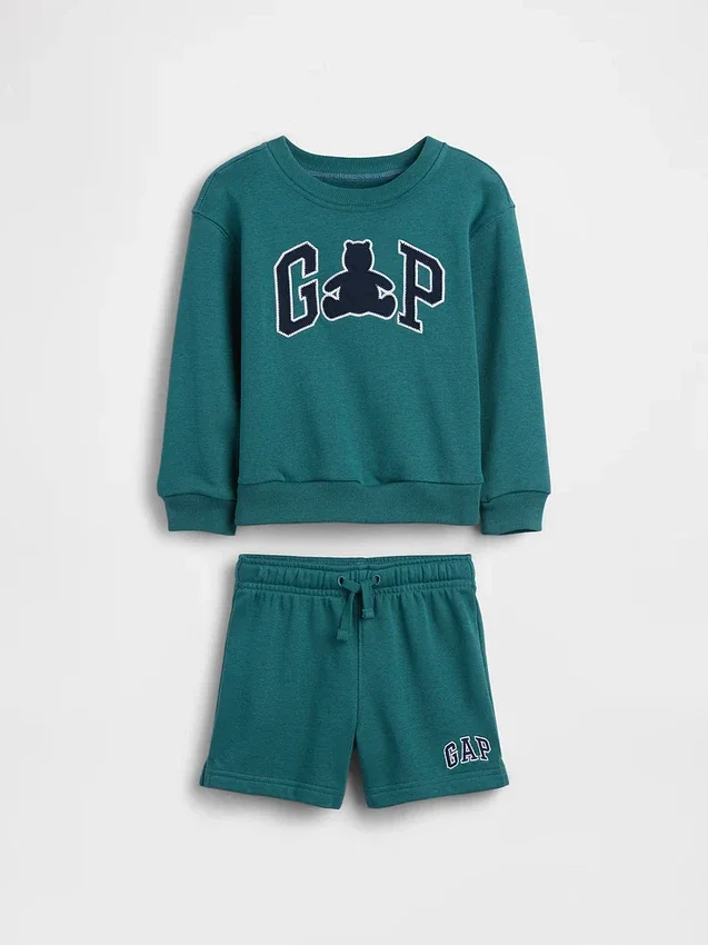 Baby & Peuter-set met Vintagesoft-badstof en berlogo