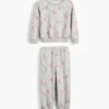 Baby & Peuter-set met Vintagesoft-sweatshirt met bloemenprint