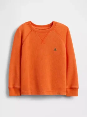 Baby & Peuter-shirt met textuur en ronde hals