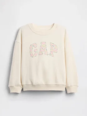 Baby & Peuter-sweatshirt van Vintagesoft-badstof met geborduurd logo