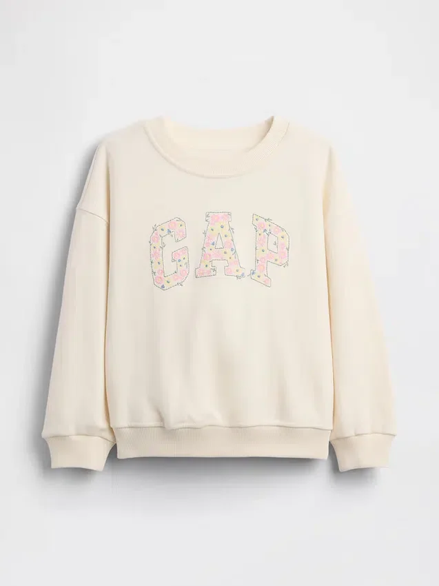 Baby & Peuter-sweatshirt van Vintagesoft-badstof met geborduurd logo