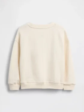 Baby & Peuter-sweatshirt van Vintagesoft-badstof met geborduurd logo