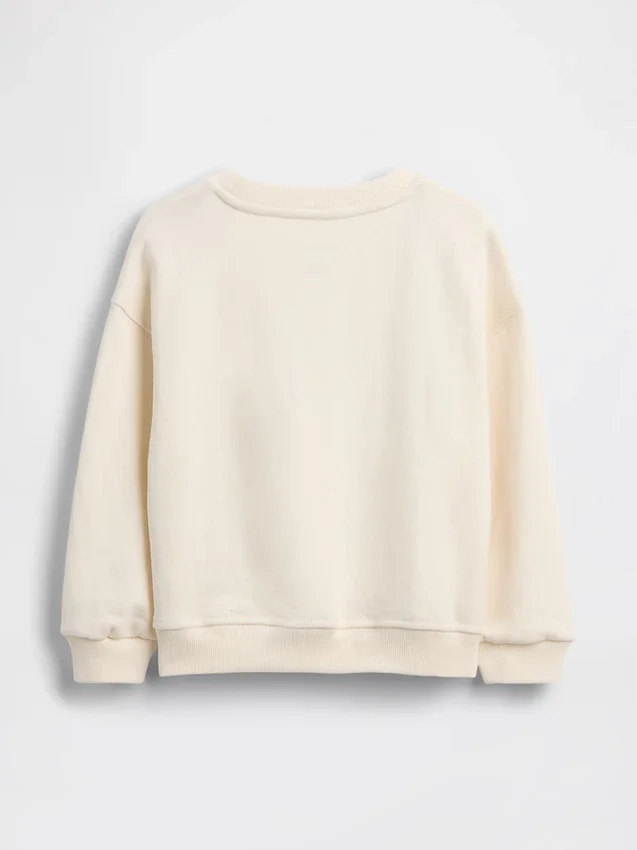 Baby & Peuter-sweatshirt van Vintagesoft-badstof met geborduurd logo