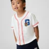 Baby & Peuter-T-shirt met Brannan Bear-logo in baseballstijl