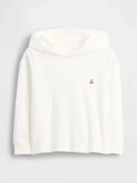 Baby & Peuter-T-shirt met capuchon van biologisch katoen