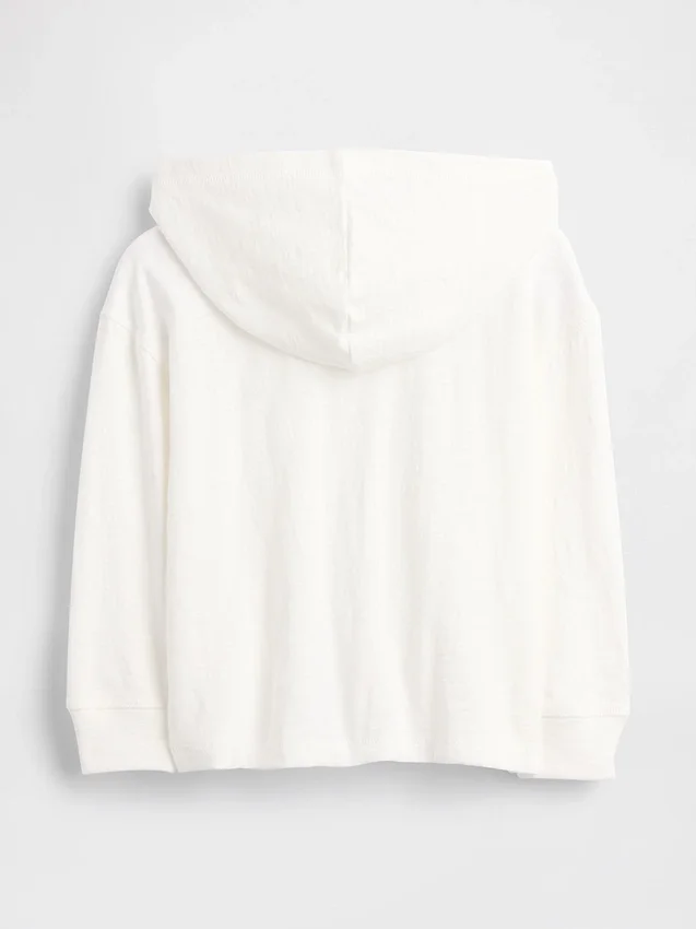 Baby & Peuter-T-shirt met capuchon van biologisch katoen
