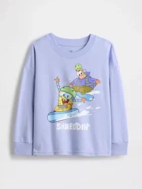 Baby & Peuter T-shirt met Spongebob Squarepants-logo