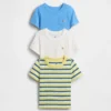 Baby & Peuter-T-shirt met zakje om te mixen en matchen (3-pack)