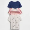 Baby & Peuter-T-shirt met zakje om te mixen en matchen (3-pack)