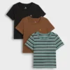 Baby & Peuter-T-shirt met zakje om te mixen en matchen (3-pack)