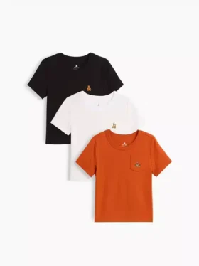 Baby & Peuter-T-shirt met zakje om te mixen en matchen (3-pack)
