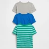 Baby & Peuter-T-shirt met zakje om te mixen en matchen (3-pack)