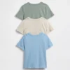 Baby & Peuter-T-shirt met zakje om te mixen en matchen (3-pack)