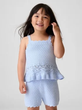 Baby & Peuter-tanktop met geschulpte rand