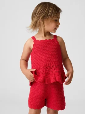 Baby & Peuter-tanktop met geschulpte rand
