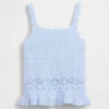 Baby & Peuter-tanktop met geschulpte rand