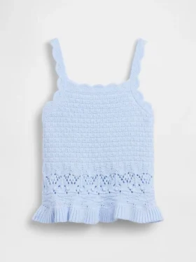 Baby & Peuter-tanktop met geschulpte rand