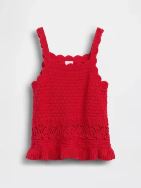 Baby & Peuter-tanktop met geschulpte rand